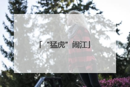“猛虎”闹江
