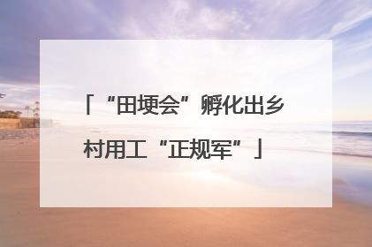 “田埂会”孵化出乡村用工“正规军”