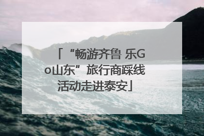 “畅游齐鲁 乐Go山东”旅行商踩线活动走进泰安