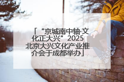 “京城南中轴·文化正大兴”2025北京大兴文化产业推介会于成都举办