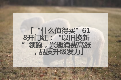 “什么值得买”618开门红：“以旧换新”领跑，兴趣消费高涨，品质升级发力