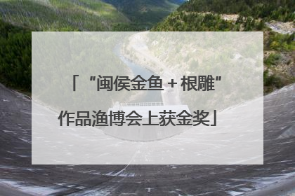 “闽侯金鱼＋根雕”作品渔博会上获金奖