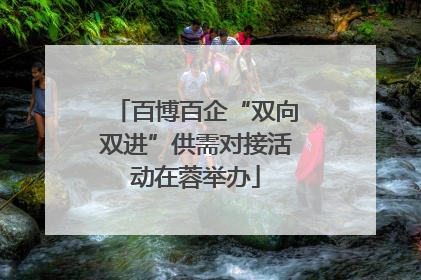 百博百企“双向双进”供需对接活动在蓉举办