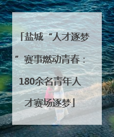 盐城“人才逐梦”赛事燃动青春：180余名青年人才赛场逐梦