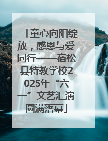 童心向阳绽放，感恩与爱同行——宿松县特教学校2025年“六一”文艺汇演圆满落幕