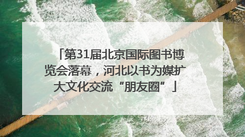 第31届北京国际图书博览会落幕，河北以书为媒扩大文化交流“朋友圈”