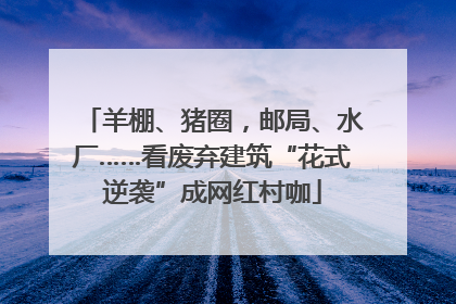 羊棚、猪圈，邮局、水厂……看废弃建筑“花式逆袭”成网红村咖