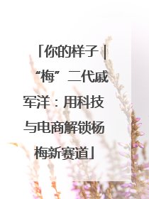你的样子｜“梅”二代戚军洋：用科技与电商解锁杨梅新赛道