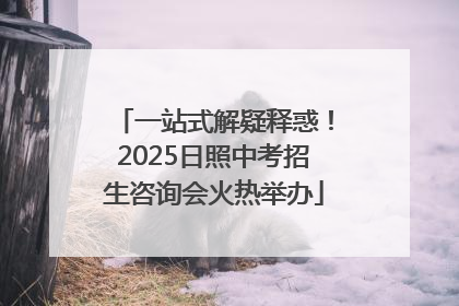 一站式解疑释惑！2025日照中考招生咨询会火热举办