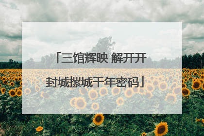 三馆辉映 解开开封城摞城千年密码