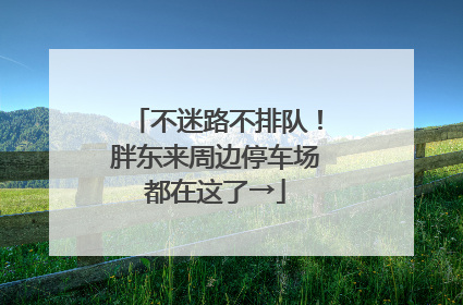 不迷路不排队！胖东来周边停车场都在这了→