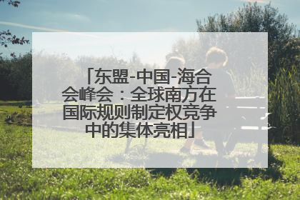 东盟-中国-海合会峰会：全球南方在国际规则制定权竞争中的集体亮相
