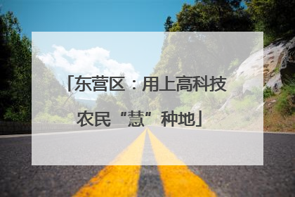 东营区：用上高科技 农民“慧”种地