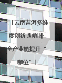 云南普洱多维度创新 助咖啡全产业链提升“咖位”