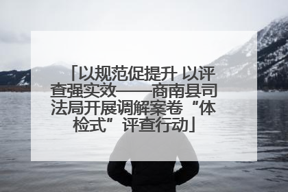 以规范促提升 以评查强实效——商南县司法局开展调解案卷“体检式”评查行动