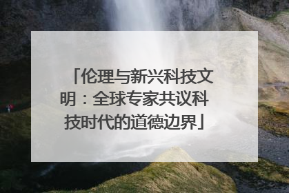 伦理与新兴科技文明：全球专家共议科技时代的道德边界