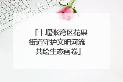 十堰张湾区花果街道守护文明河流 共绘生态画卷