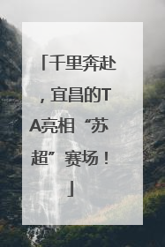 千里奔赴，宜昌的TA亮相“苏超”赛场！