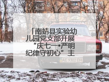 南靖县实验幼儿园党支部开展“庆七一•严明纪律守初心”主题党日活动