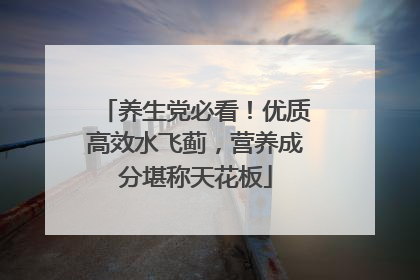 养生党必看！优质高效水飞蓟，营养成分堪称天花板