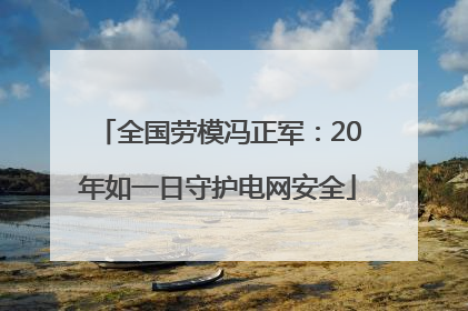 全国劳模冯正军：20年如一日守护电网安全