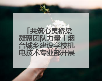 共筑心灵桥梁 凝聚团队力量丨烟台城乡建设学校机电技术专业部开展心理健康讲座及团辅活动