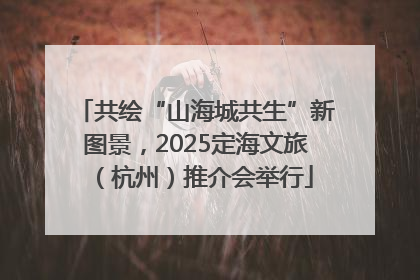 共绘“山海城共生”新图景，2025定海文旅（杭州）推介会举行