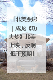 北美票房｜成龙《功夫梦》北美上映，反响低于预期