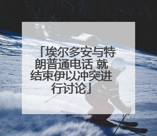 埃尔多安与特朗普通电话 就结束伊以冲突进行讨论