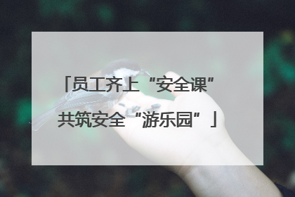 员工齐上“安全课” 共筑安全“游乐园”