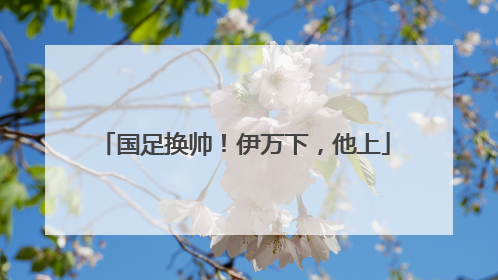 国足换帅！伊万下，他上
