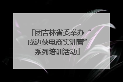 团吉林省委举办“戍边侠电商实训营”系列培训活动