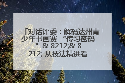 对话评委：解码达州青少年书画赛 “传习密码”& 8212;& 8212; 从技法精进看文化传承新活力