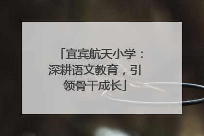 宜宾航天小学：深耕语文教育，引领骨干成长