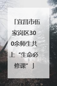 宜昌市伍家岗区300余师生共上“生命必修课”