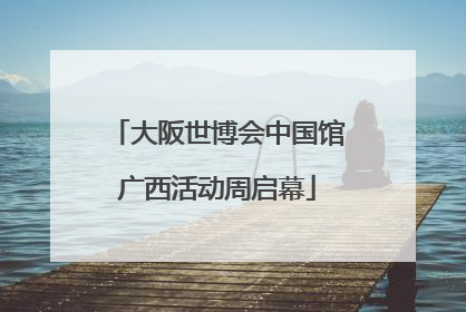 大阪世博会中国馆广西活动周启幕