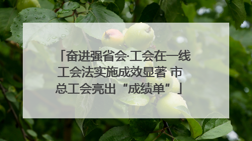奋进强省会·工会在一线 工会法实施成效显著 市总工会亮出“成绩单”