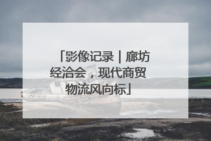 影像记录｜廊坊经洽会，现代商贸物流风向标