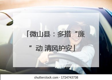 微山县：多措“廉”动 清风护安