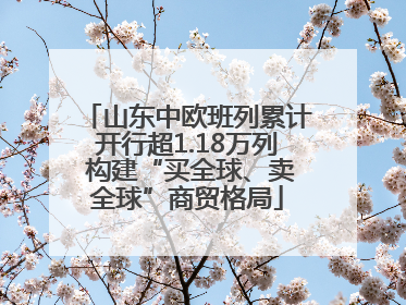 山东中欧班列累计开行超1.18万列 构建“买全球、卖全球”商贸格局