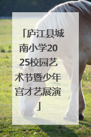庐江县城南小学2025校园艺术节暨少年宫才艺展演