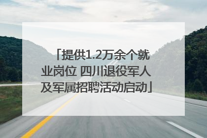 提供1.2万余个就业岗位 四川退役军人及军属招聘活动启动