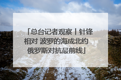总台记者观察丨针锋相对 波罗的海成北约俄罗斯对抗最前线