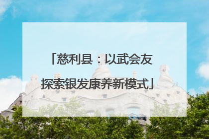慈利县：以武会友 探索银发康养新模式