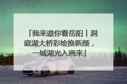 我来邀你看岳阳丨洞庭湖大桥彩绘换新颜，一城湖光入画来