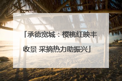 承德宽城：樱桃红映丰收景 采摘热力助振兴