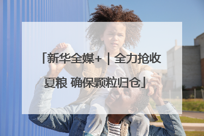 新华全媒+｜全力抢收夏粮 确保颗粒归仓