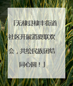 无棣县棣丰街道社区开展消夏联欢会，共绘民族团结同心圆！