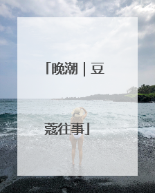 晚潮｜豆蔻往事