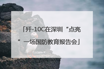 歼-10C在深圳“点亮”一场国防教育报告会